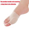 2pcs Soft Silicone Toe Hallux Valgus Separators (Suitable For Night And Home Use And Replace Them Regularly); Straighteners Bunion Relief Pads