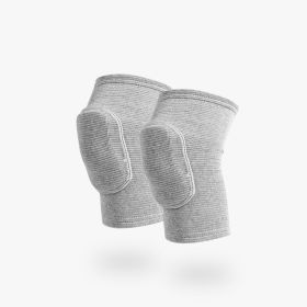 Yoga Dance Knee Pads; Breathable Compression Knee Joint Protector For Outdoor Sports Running Cycling Protective Accessories (Color: GRAY)