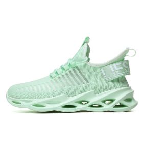 Women and Men Sneakers Breathable Running Shoes Outdoor Sport Fashion Comfortable Casual Couples Gym Mens Shoes Zapatos De Mujer (Color: G116 Green)