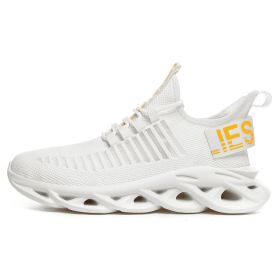 Women and Men Sneakers Breathable Running Shoes Outdoor Sport Fashion Comfortable Casual Couples Gym Mens Shoes Zapatos De Mujer (Color: G101 White)