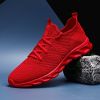 Spring Summer Autumn Men Casual Shoes Portable White Large Size Outdoor Breathable Mesh Fashion Sport Black Red Running Sneakers