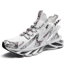 Men Sneakers Luxury Men Shoes Blade Fashion Men Shoes High Top Running Shoes for Men Sport Shoes Sneakers Zapatillas Hombre male (Color: white colorful)