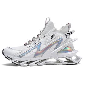 Men Sneakers Luxury Men Shoes Blade Fashion Men Shoes High Top Running Shoes for Men Sport Shoes Sneakers Zapatillas Hombre male (Color: White)