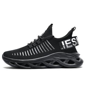 Women and Men Sneakers Breathable Running Shoes Outdoor Sport Fashion Comfortable Casual Couples Gym Mens Shoes Zapatos De Mujer (Color: 101 black)