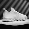 Spring Summer Autumn Men Casual Shoes Portable White Large Size Outdoor Breathable Mesh Fashion Sport Black Red Running Sneakers